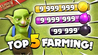 5 Best Farming Strategies in Clash of Clans [upl. by Nork]