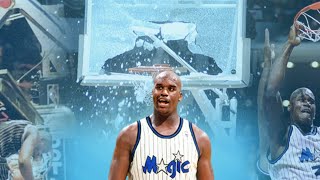 SHAQ BREAKING BACKBOARDS  Shaq Attack [upl. by Nee822]