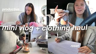 mini vlog  clothing haul [upl. by Alanson]