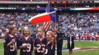 The Cactus Cuties Sing National Anthem at NFL Houston Texans Game plus behind the scenes [upl. by Eupheemia848]