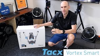 TACX Vortex Smart Trainer  Unboxing Building Ride Review [upl. by Nasho]