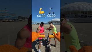 🦠BODYBUILDER vs 🛴SCOOTER  WHO DID WIN [upl. by Lareena]