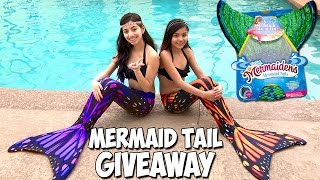 How we turn into Mermaids  Fin Fun MERMAID TAIL GIVEAWAY [upl. by Amerigo54]