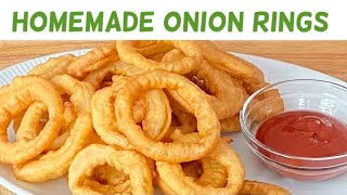 How to Make Old Fashioned Homemade Crispy Onion Rings  Onion Rings Recipe [upl. by Hayward]