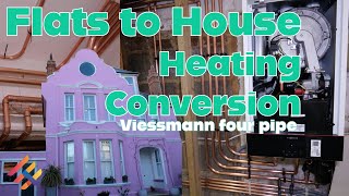 Flats to one House  Heating Conversion [upl. by Hymie]