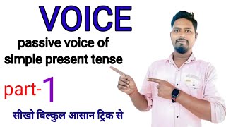 Passive voice of simple present tense  krishnaenglishcottageliveclass [upl. by Dyrraj]