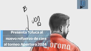 Así fue la presentación del nuevo refuerzo de Toluca de cara al Apertura 2024 [upl. by Sisxela140]