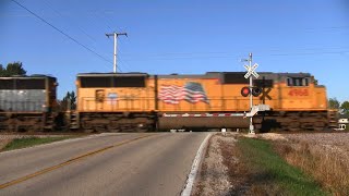 Union Pacific Freight Train  7 Mile Road [upl. by Llemij820]