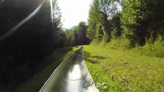 Wiegand Sommerrodelbahn Wurbauerkogel Windischgarsten 2014 POV Onride [upl. by Komara]