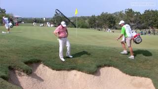 PGA TOURS Derek Lamely draws a vicious buried lie [upl. by Janeczka]