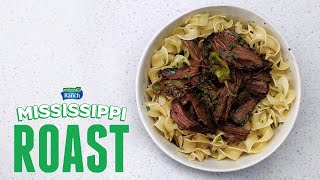 Mississippi Roast  Slow Cooker [upl. by Naimaj57]