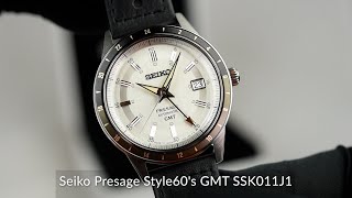 Seiko Presage Style60s GMT SSK011J1 [upl. by Inafetse]