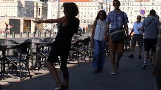 Completely Drunk Woman Staggering Around [upl. by Gothar]