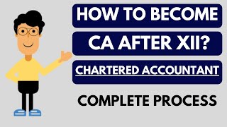 How to become Chartered Accountant CA after 12th class Complete process of becoming CA after XII [upl. by Nohtahoj]