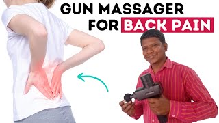 How to Use Massage Gun for Back Pain Agaro Polo [upl. by Robin932]