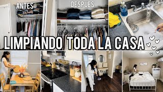 ✅ NUEVA RUTINA DE LIMPIEZA 🧼 🧹 LIMPIEZA DE TODA LA CASA 🏡  DEPURANDO MI CLOSET 👗👖 [upl. by Carmelle750]