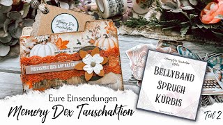 Junk Journal  deutsch  Eure Einsendungen für Oktober Teil 2  memorydexparty [upl. by Fording]