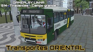 GAMEPLAY LINHA S14 CPO GRANDE  TIRADENTES MARCOPOLO VIALE DA ORIENTAL [upl. by Ardy]