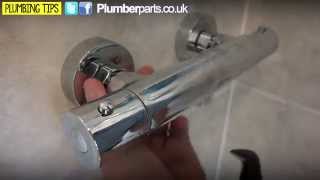 HOW TO CHANGE SHOWER VALVE  THERMOSTATIC  Plumbing Tips [upl. by Shantha]