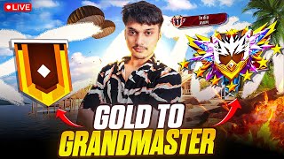 🔴Live Dominating Top 1 Grandmaster V Badge Lobby🗿😤Serious Grandmaster Pushing😡Garena Free Fire [upl. by Herzel]