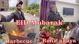 EID Mubarak🤲Baccho ko agaya rona🥹 ShezaanShaikhMoonzarin EID vlog [upl. by Bergin]