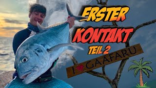 Giant Trevally GT fishing Erster Kontakt [upl. by Ahsya]