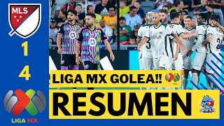 Liga MX vs MLS STAR 4  1  Resumen Y Goles  Juego de las Estrellas [upl. by Unam135]