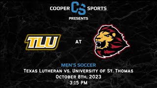 University of St Thomas Mens Soccer vs Texas Lutheran [upl. by Mayman544]