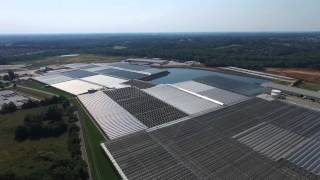 Metrolina Greenhouses Aerial Video [upl. by Marasco]