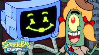 Every Time Plankton Was Actually Nice 👁️  SpongeBob [upl. by Jehius]