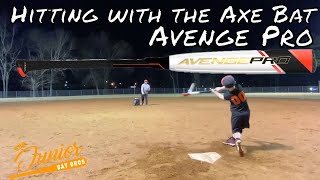 Hitting with the Axe Bat Avenge Pro  10 USSSA Baseball Bat Review [upl. by Juback]