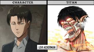 WHEN AOT CHARACTERS TURN INTO TITAN SEASON 4SPOILER [upl. by Airel]