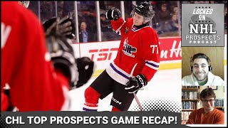 Breaking Down the 2024 CHL Top Prospects Game  Scouting Notebook [upl. by Aimahc16]