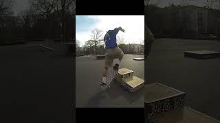 tompkins treflip nyskateboarding [upl. by Anaela]