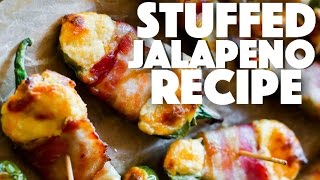 Easy Stuffed jalapenos poppers  keto recipes  low carb [upl. by Silverts]