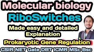 Riboswitches  The Regulatory RNA element amp Structure amp Mechanism of regulation in Prokaryotescsir [upl. by Box67]