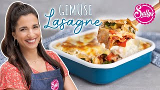 Würziges Gemüse Lasagne Rezept Veggie super Fleischersatz 😋🍝 [upl. by Rhyne]