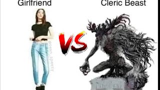 Girlfriend VS Cleric Beast  Souls Memes [upl. by Lotsirk]