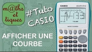 FONCTIONS  Afficher une courbe  Tutoriel CASIO [upl. by Llertnom]