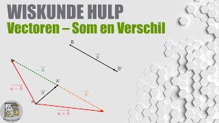 3 Vectoren Som en Verschil  Wiskunde 3e middelbaar [upl. by Ayarahs]