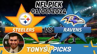 Pittsburgh Steelers vs Baltimore Ravens 162024 Week 18 FREE NFL Picks and Predictions for Today [upl. by Otsirc842]