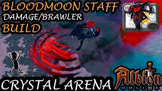 Bloodmoon Shapeshifter Staff Damage Build  Crystal Arena CrystalSeason 21  Albion Online [upl. by Bright50]