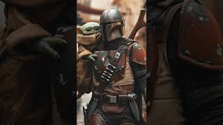 スターウォーズ マンダロリアン AIart midjourney スターウォーズ マンダロリアン ディズニープラス Starwars Mandalorian ベビーヨーダ [upl. by Emiaj]