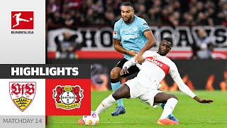 VfB Stuttgart  Bayer 04 Leverkusen 11  Highlights  Matchday 14 – Bundesliga 202324 [upl. by Eladnar]