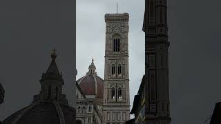 Campanone bell of Duomo di Firenze on a rainy day [upl. by Itnuahsa]