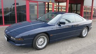 741027 BMW 850I E31 COUPE AUT 50L 031991 BLUE 299HP 50975KM LHD [upl. by Mikael631]