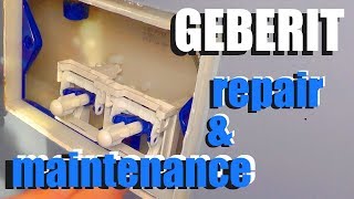 Geberit toilet repair and maintenance  How to [upl. by Beshore]