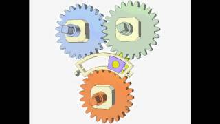 Mechanism for converting twoway to oneway rotation 2 [upl. by Lacsap621]