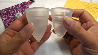 Diva Cup vs Various Menstrual Cups  Comparison [upl. by Nimajnab]