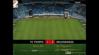 FC Porto 12 Belenenses Época 200102 [upl. by Chambers]